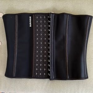 Black waist trainer corsette
